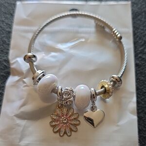 Silver and Gold Charm Bracelet